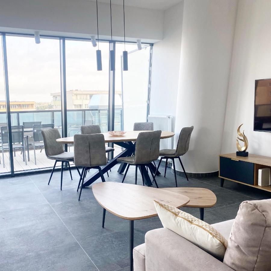 Hanza Tower Apartament Premium Plus シュチェチン エクステリア 写真