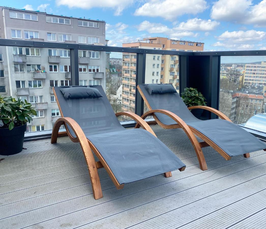 Hanza Tower Apartament Premium Plus シュチェチン エクステリア 写真